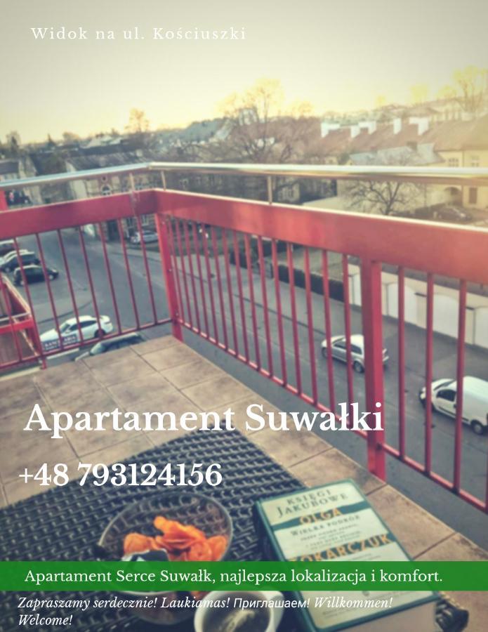 Apartament Serce Miasta | The Heart Of The City Suwałki Eksteriør billede
